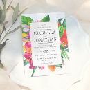 Recherche de hibiscus mariage invitations Moderne