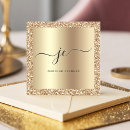Recherche de scintillant cartes visite Monogramme