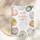 Recherche de citrouille mignon invitations Aquarelle