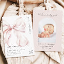 Recherche de rose bébé baptême invitations Pour elle