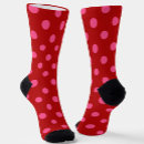 Recherche de rouge et rose chaussettes Motif