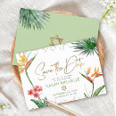 Recherche de tropical floral save the dates Enregistrer la date