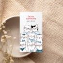 Recherche de visage de chat cartes visite Chaise