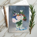Recherche de peinture de manet cartes postales Fleurs