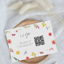 Recherche de jaune et lavande invitations Feuillage bohème vintage rustique