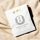 Recherche de mariage sachets papier Initiales