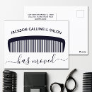 Recherche de peigne cartes postales Coiffeuse