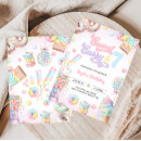 Recherche de crème glacée pastel invitations Jeune fille