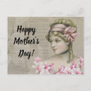 Recherche de impression florale vintage cartes postales Pour elle