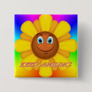 Recherche de tournesols badges Coloré
