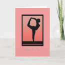 Recherche de yoga vœux cartes Coucher de soleil
