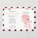 Recherche de poodle baby shower invitations Rose
