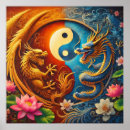 Recherche de dragon yin yang posters Équilibre