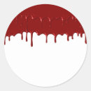 Recherche de sang rouge autocollants Halloween