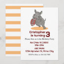 Recherche de rhino invitations Garçon