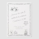 Recherche de croquis invitations Dessin