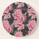 Recherche de dragon dessous de verres Rouge