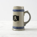 Recherche de noir chopes Monogrammé