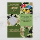 Recherche de troupe invitations Camouflage