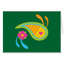 Recherche de paisley cartes postales Vert
