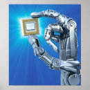 Recherche de main de robot Futuriste