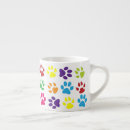 Recherche de empreinte de patte tasses Motif