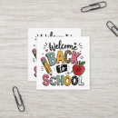 Recherche de fournitures scolaires cartes visite Retour à l'école