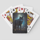 Recherche de loup jeux de cartes Nuit