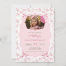 Recherche de baby 1ans anniversaire invitations Bébé fille