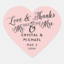 Recherche de de coeur mariage autocollants Mariés