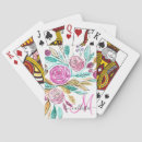 Recherche de aquarelle rose jeux de cartes Pour elle