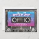 Recherche de années 1980 invitations Cassette