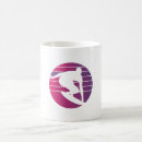 Recherche de surfeur tasses Coucher de soleil
