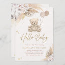 Recherche de bébé mignon invitations Ours en peluche