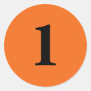 Recherche de numéro 1 autocollants Nombre
