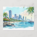 Recherche de villes américaines cartes postales Miami