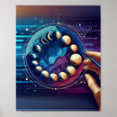 Recherche de phases lune posters Graphique