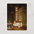 Recherche de théâtre de chicago cartes postales Skyline