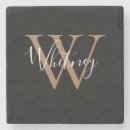 Recherche de gold dessous de verres Monogrammé