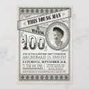 Recherche de anniversaire masculin drôle cartes invitations Vintage