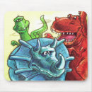 Recherche de dinosaure bleu tapis souris Vert