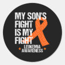 Recherche de leucémie autocollants Combattre