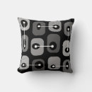 Recherche de argent et noir coussins Simple