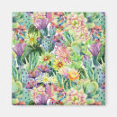 Recherche de motif exotique magnets Aquarelle