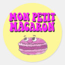 Recherche de macaron français autocollants Cuisine française