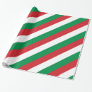 Recherche de vert rouge et blanc papier cadeau Rayures