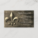 Recherche de gold fleur de lis cartes visite Vintage