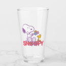 Recherche de woodstock verres bouteilles Snoopy et bois