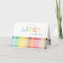 Recherche de crayon coloré vœux cartes Arc en ciel