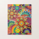 Recherche de psychedelic puzzles Hippie